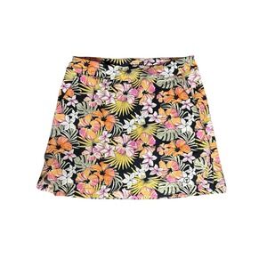 Tribal Sport Womens Tropical Floral Skort Phlox Pink UPF 50 Active Size M NWT